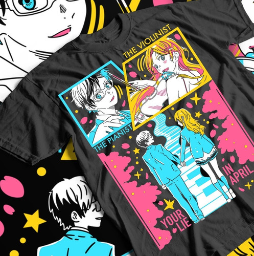 Shirt kaori kousei anime - kousei,