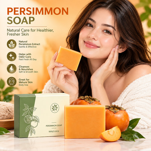 Kaori persimmon soap bar - persimmon,