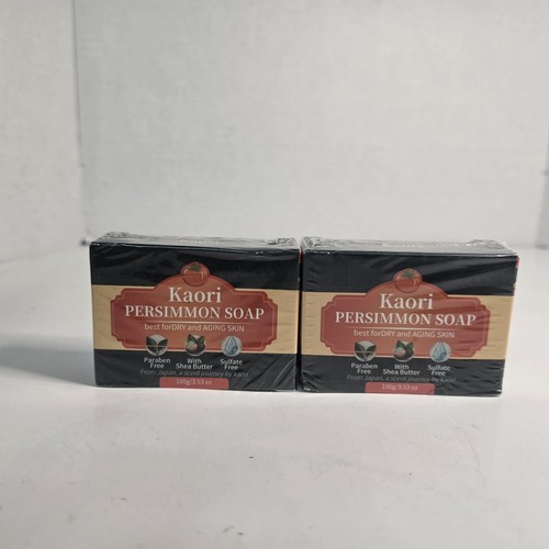 Kaori persimmon soap 2pk - kaori,